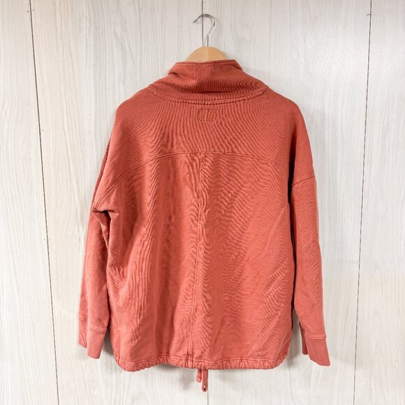 Pact Women Organic Cotton Funnel Neck Drawstring Hem Sweatshirt - Picture 2 of 8